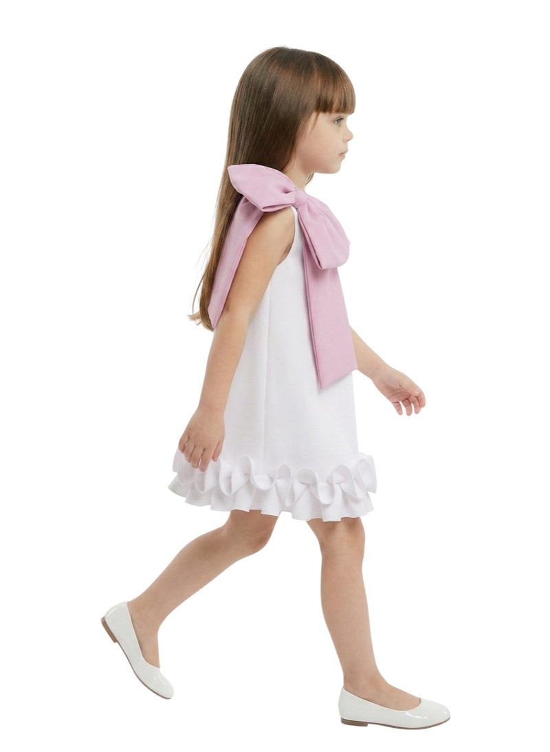 بيداني Royal White Dress - Image 3